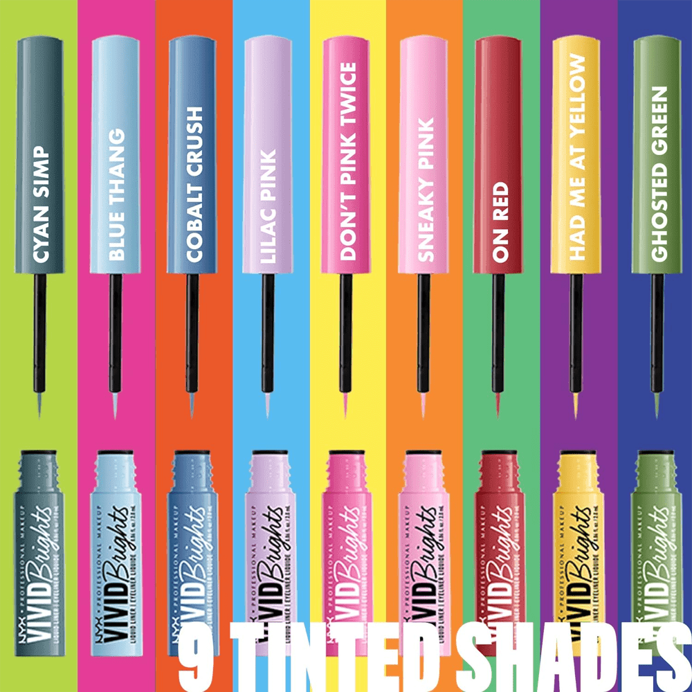 قلم كحل سائل فيفد برايتس - لون غوستيد غرين 02 من نيكس