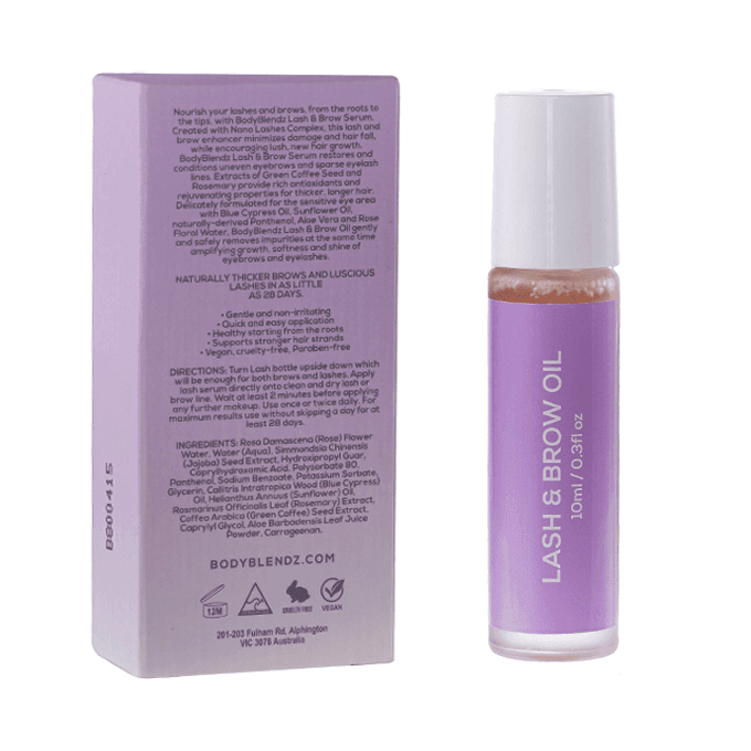 سيروم لتكثيف الرموش والحواجب من بودي بلندز - 10 مل