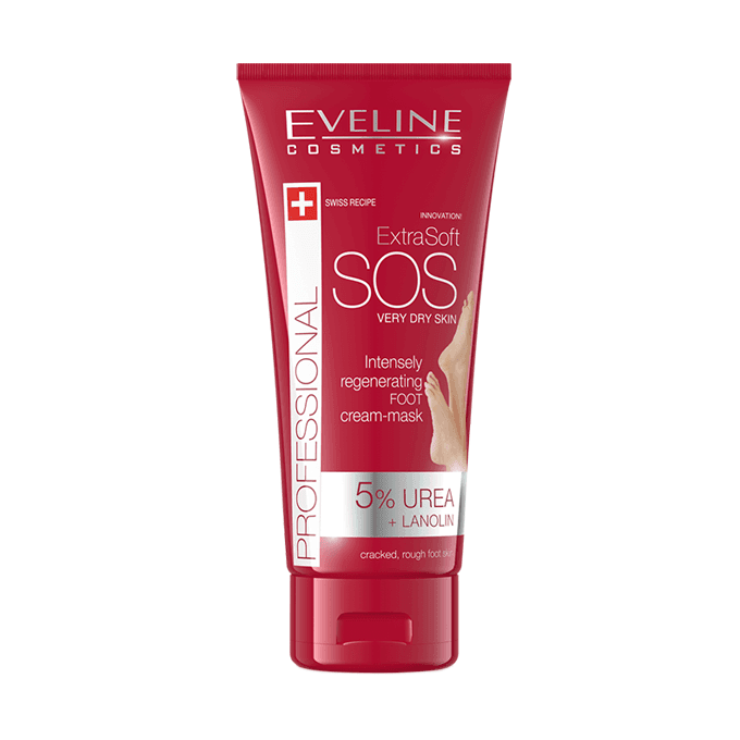 كريم وقناع إيفلين إكسترا سوفت لمعالجة تشققات وجفاف القدمين - 100 مل