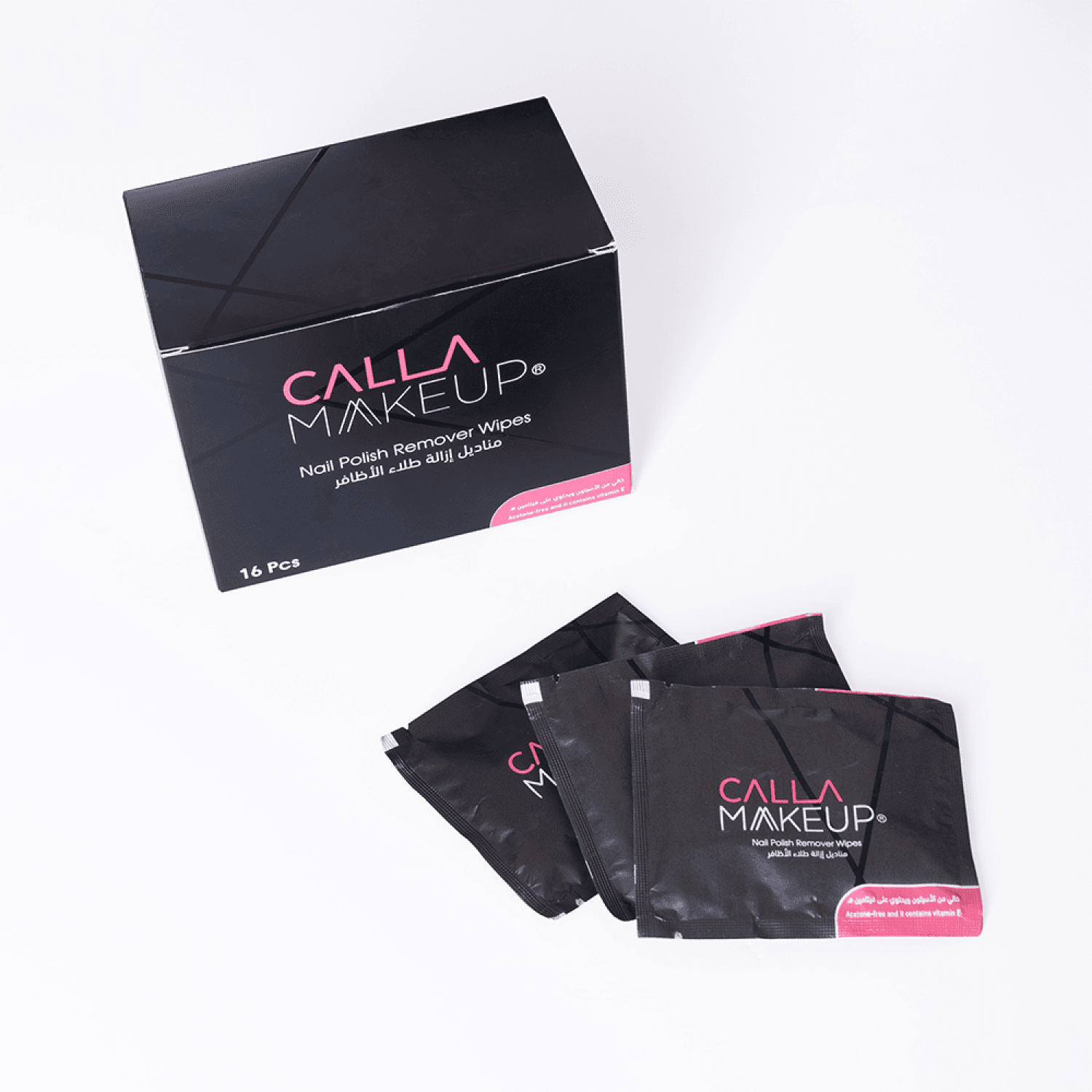 مناديل كالا لإزالة طلاء الأظافر - 16 قطعة