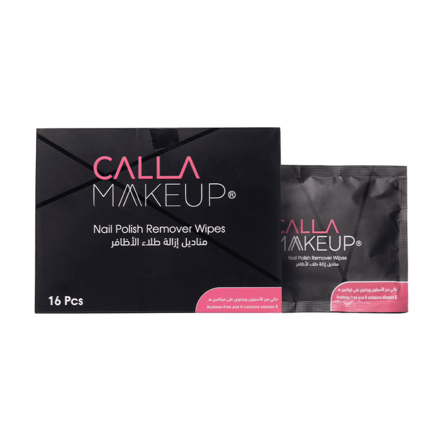 مناديل كالا لإزالة طلاء الأظافر - 16 قطعة