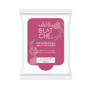 مناديل إزالة المكياج بمستخلص ماء الورد من بلاتش