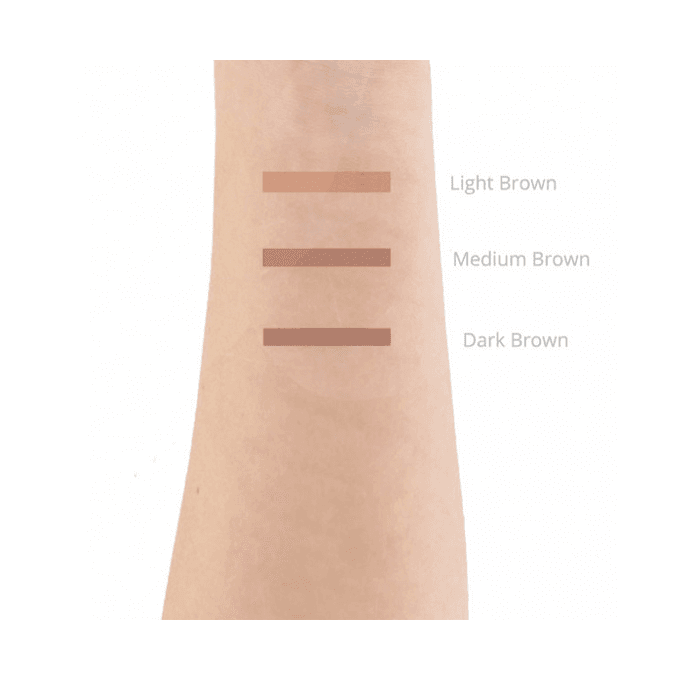 قلم حواجب ريفلوشن ثنائي اللون - بني داكن