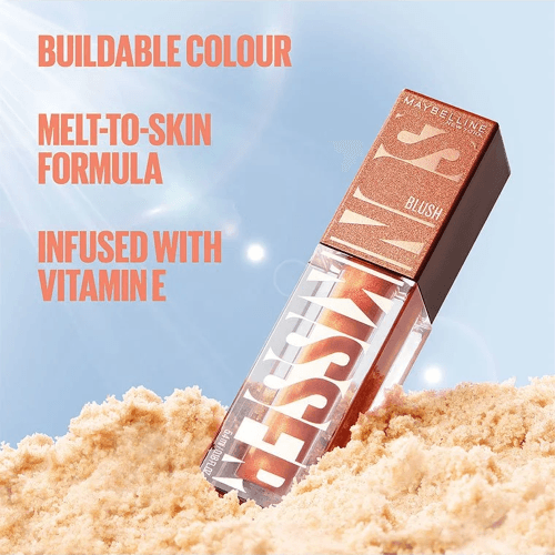 خدود ملونة وبرونزر سائل من ميبيلين