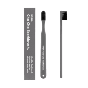 فرشاة أسنان أونبا تشا تشا بشعيرات ناعمة - لون رمادي