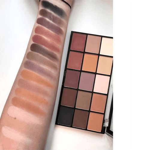 مجموعة ظلال العيون ريفلوشن ريلوديد - درجات مات الأساسية