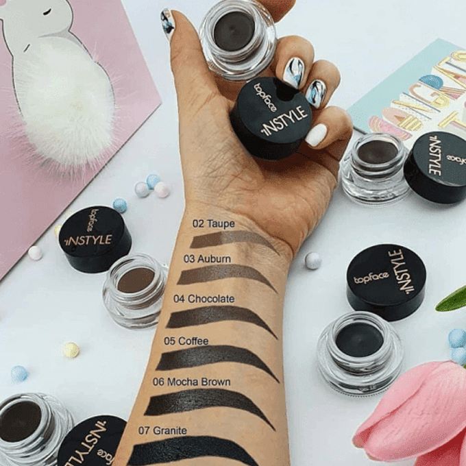 جل حواجب انستايل من توب فيس - لون شوكولاتة