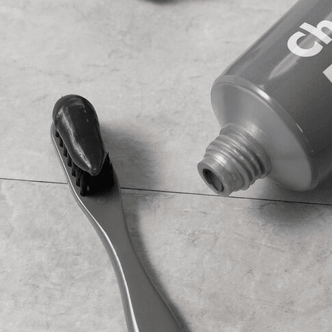 فرشاة أسنان أونبا تشا تشا بشعيرات ناعمة - لون رمادي