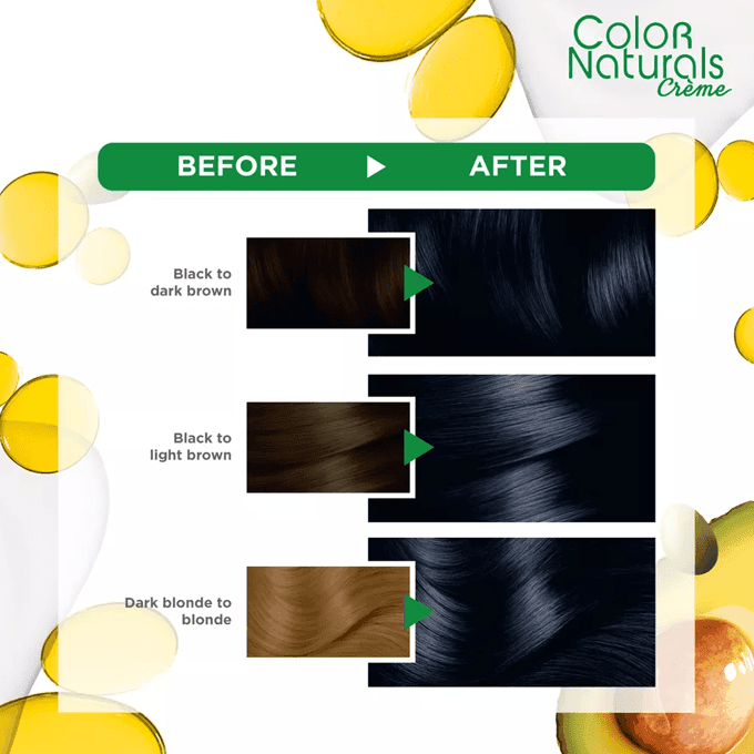 كريم صبغة غارنييه كولور ناتشرلز - أسود مزرق