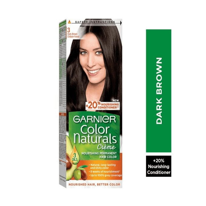 كريم صبغة بني غامق من غارنييه - كولور ناتشرلز