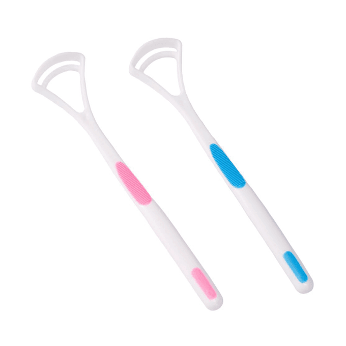 مجموعة منظف اللسان من كيولين - قطعتان