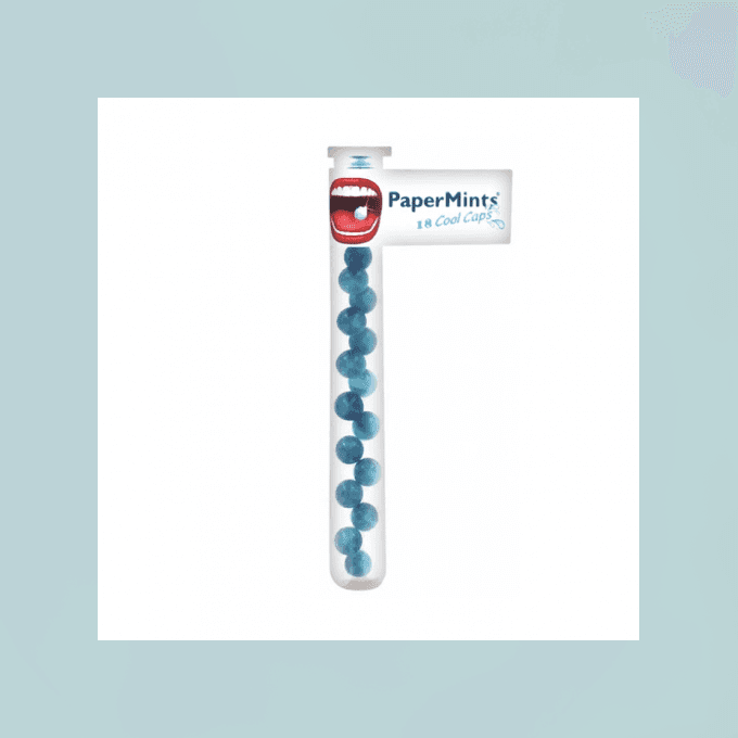 كرات النعناع المنعشة للفم من بيبر منتس - عبوة تحتوي على 18 كرة نعناع