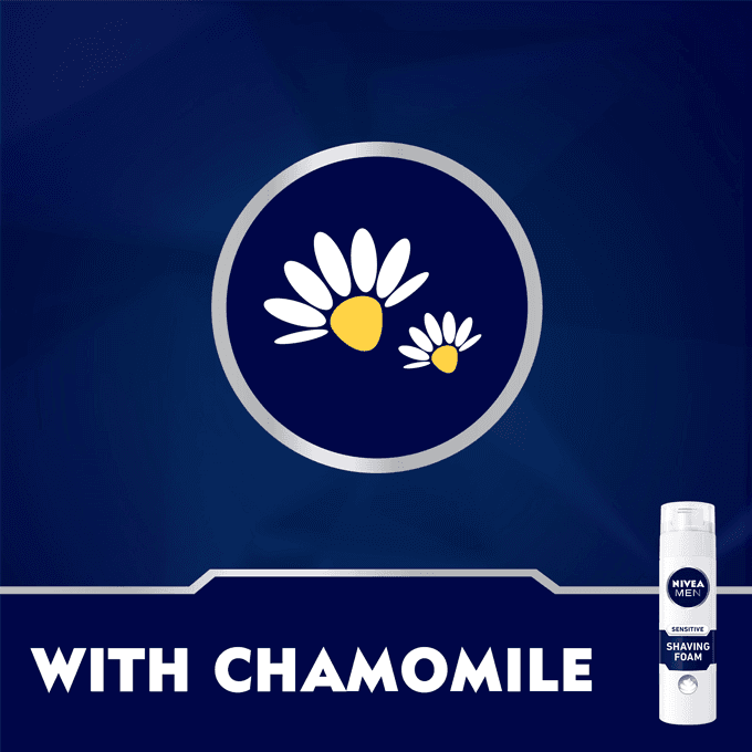 رغوة حلاقة مخصصة للبشرة الحساسة للرجال من نيفيا - سعة 200 مل