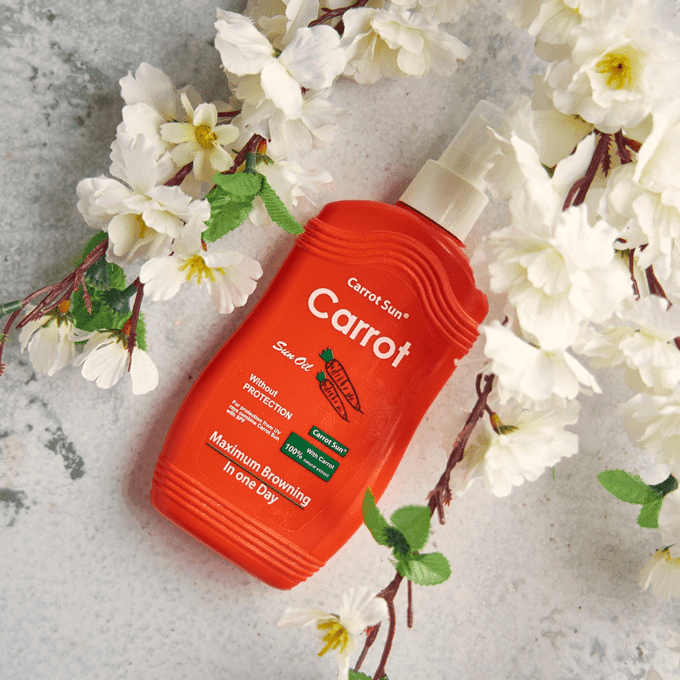 بخاخ زيت تان كاروت للتسمير من كاروت صن - 200 مل