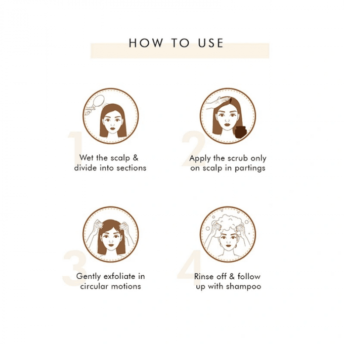 مقشر فروة الرأس مع زيت إكليل الجبل من جاردن أوليان - 250 جرام