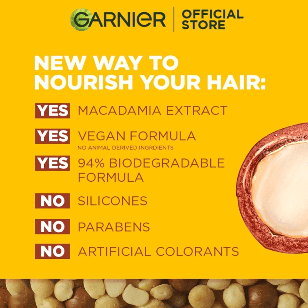 غارنييه الترا دو بلسم الشعر المغذي 3 في 1 بجوز الهند - 390 مل