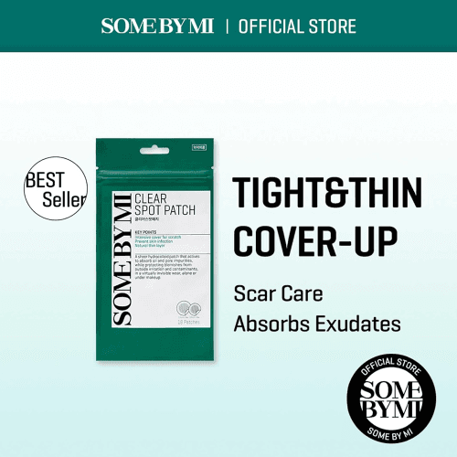 لصقات سوم باي مي المعجزة لعلاج الحبوب وآثارها - 30 يوماً، 18 قطعة لاصقة