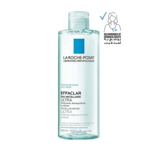 مزيل مكياج ماء ميسيلار إيفاكلار للبشرة الدهنية من لاروش بوزيه - سعة 400 مل