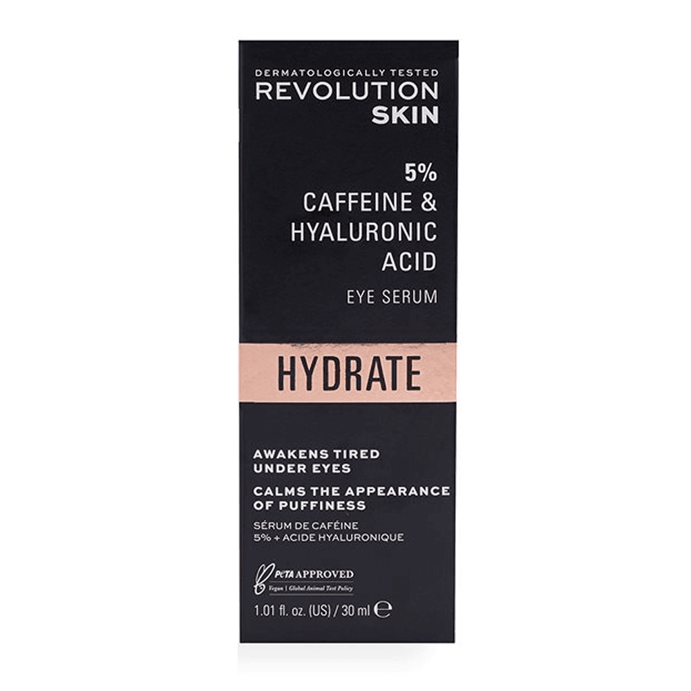 سيروم ريفلوشن للعناية بمنطقة تحت العين 5% مع الكافيين والهيالورونيك - 30 مل