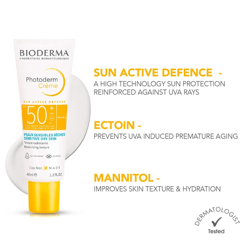 كريم حماية من الشمس شفاف فوتوديرم بعامل حماية 50+ من بيوديرما - 40 مل