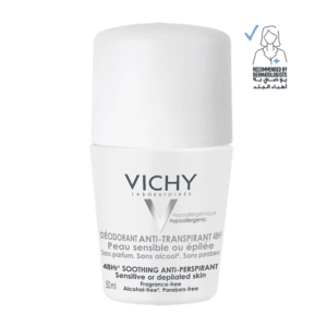 مضاد تعرق فيتشي المركز للبشرة الحساسة - 50 مل، تأثير يدوم 48 ساعة