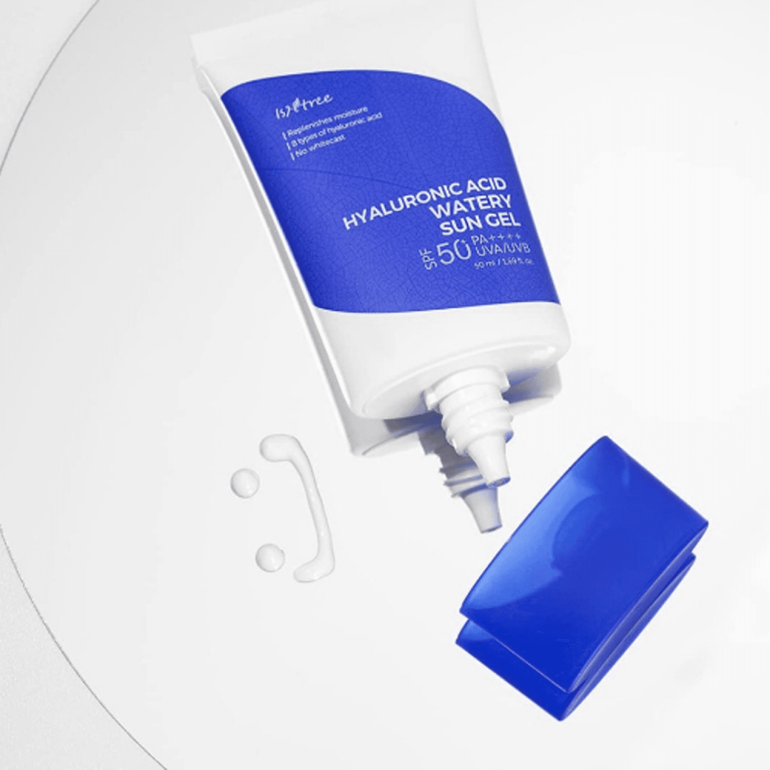 جل واقي شمس مائي مع حمض الهيالورونيك بعامل حماية 50+ من اسنتري - 50 مل