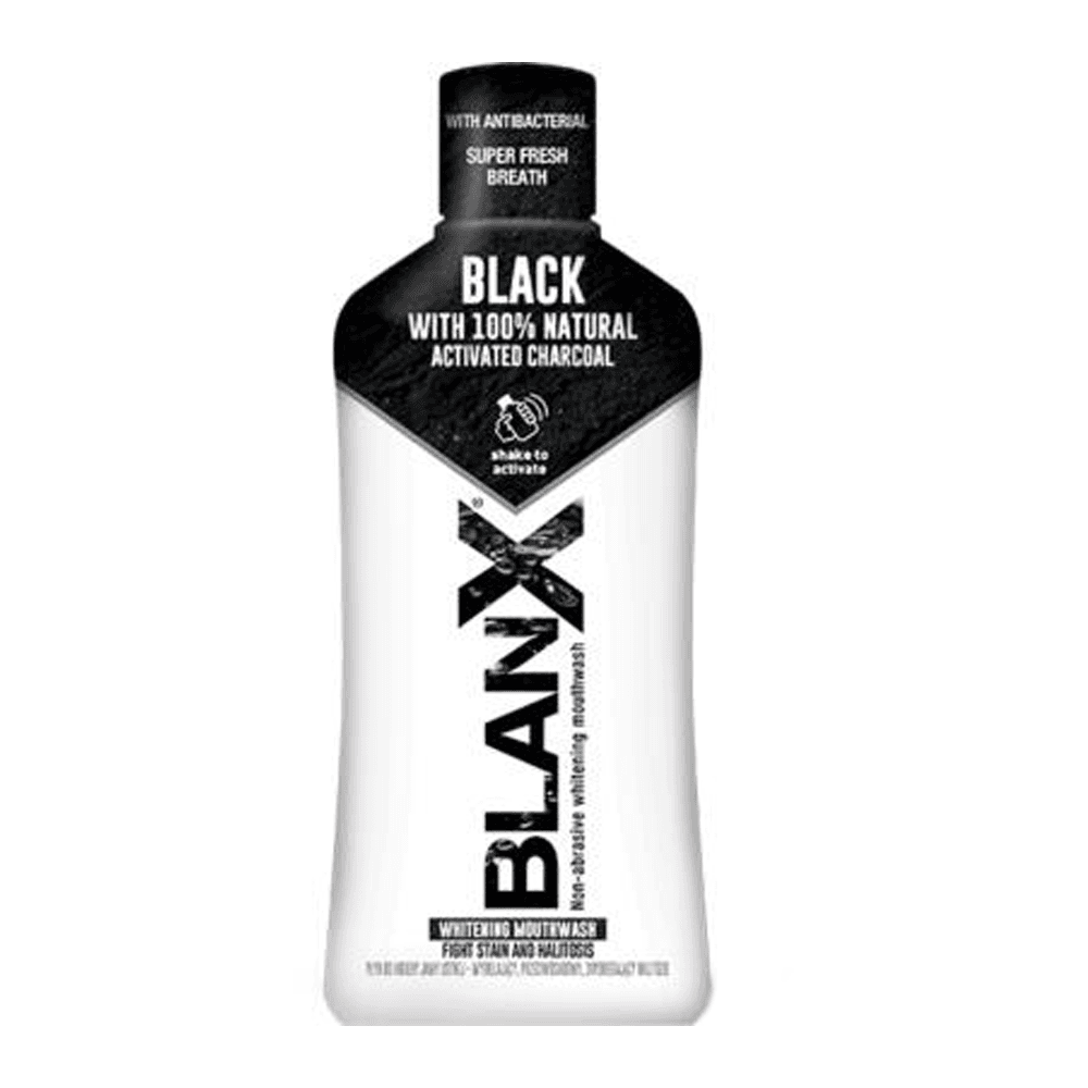 غسول الفم المبيض بالفحم النشط من بلانكس - 500 مل