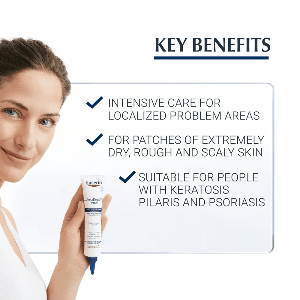 كريم يوريا ريبير بلس لترطيب البشرة الجافة جداً من يوسيرين - 70 مل