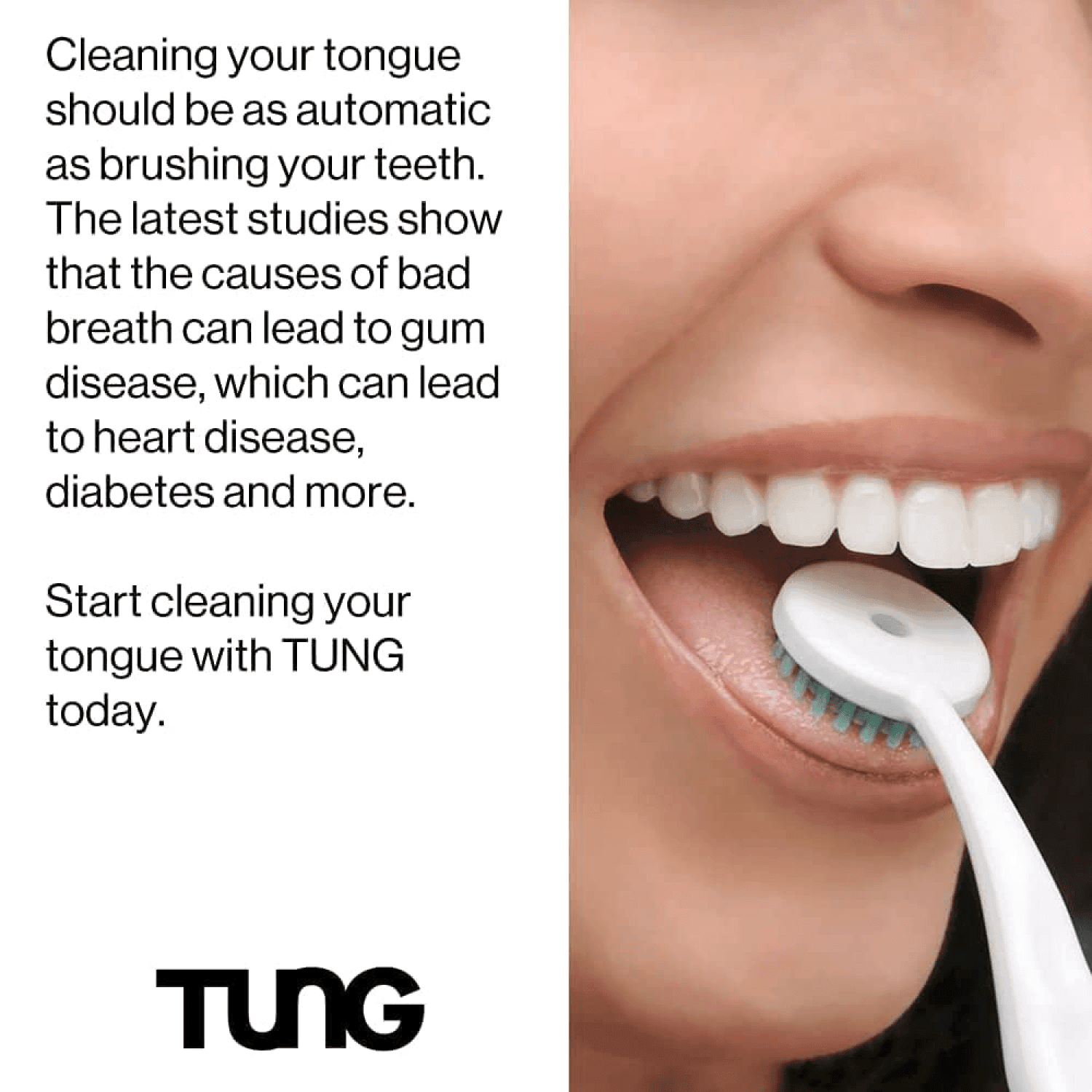 جل لسان بنكهة النعناع المنعش من تنج برش - 85 غرام