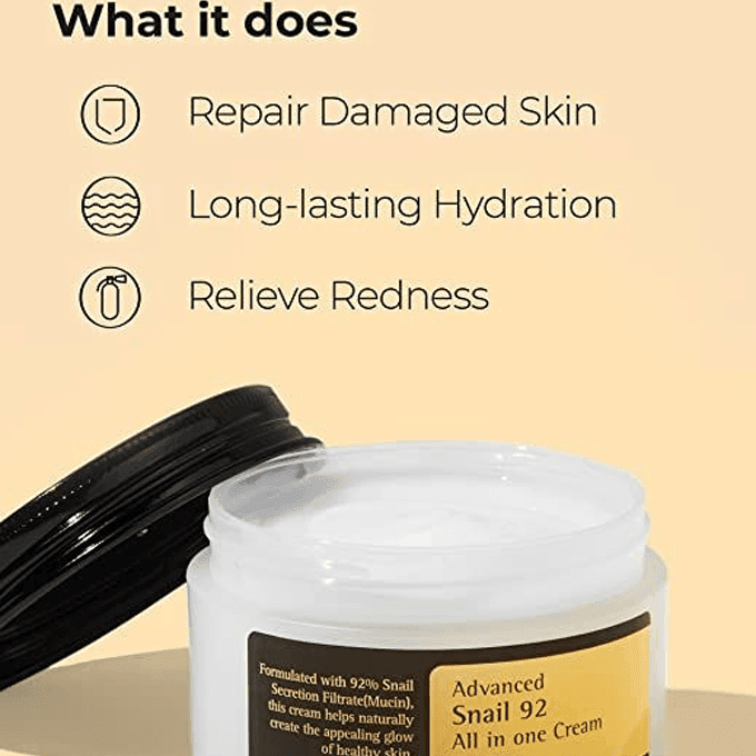 كريم الحلزون المطور 92 الكل في واحد من كوسركس - 100 غرام