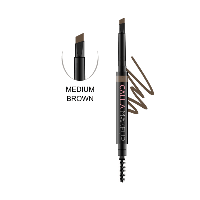 قلم تحديد الحواجب من كالا ميك اب - لون بني متوسط - CM-46
